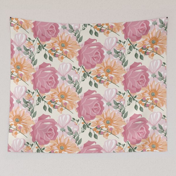 Item preview, Colorful Cute Flowers Pattern Floral Artwork designed and sold by Clothingspot.