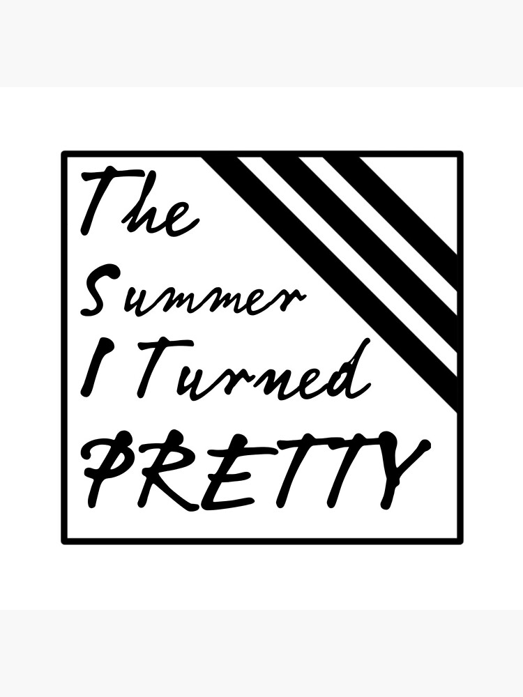 "The summer i turned pretty" Poster for Sale by YOSPACE Redbubble