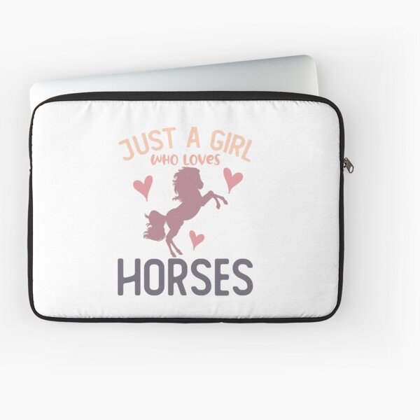 Aperçu de l'œuvre Juste une fille qui aime les chevaux Love Horse Girl créée et vendue par clothesy7.