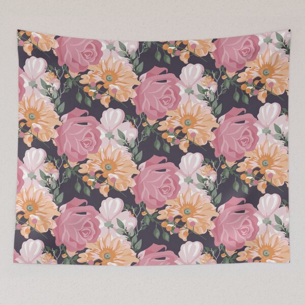 Item preview, Floral Artwork Colorful And Cute Flowers Pattern designed and sold by Clothingspot.