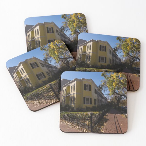 Item preview, Washington, DC Facades – Sharp Autumn Shadows in Foggy Bottom Neighborhood designed and sold by Georgia Mizuleva.