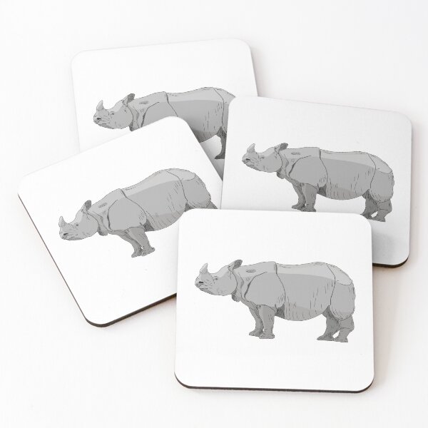Item preview, GREATER ONE-HORNED RHINO designed and sold by stephaniepeters.