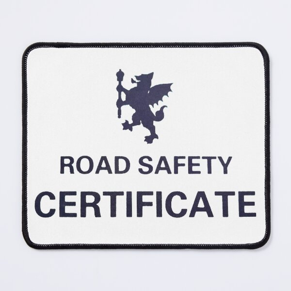 Item preview, Road Safety Certificate designed and sold by circuitsnap.