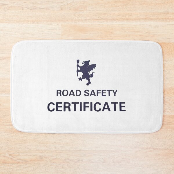 Item preview, Road Safety Certificate designed and sold by circuitsnap.