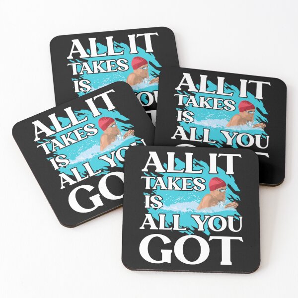 Item preview, All It Takes Is All You Got Swimming Swim Team Fun Essential T-Shirt designed and sold by gloria1os.