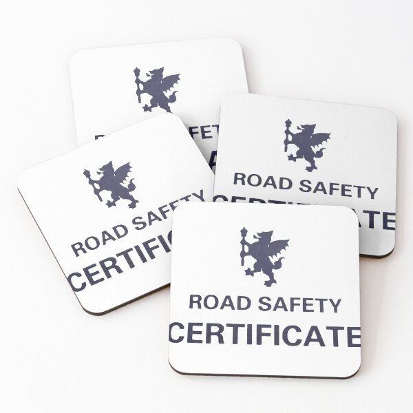 Item preview, Road Safety Certificate designed and sold by circuitsnap.