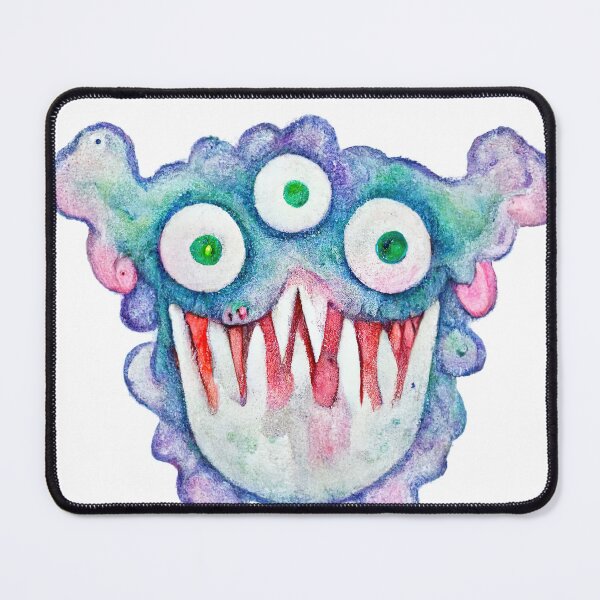 Item preview, Cute Funny Watercolor Happy Monster designed and sold by pixelista.
