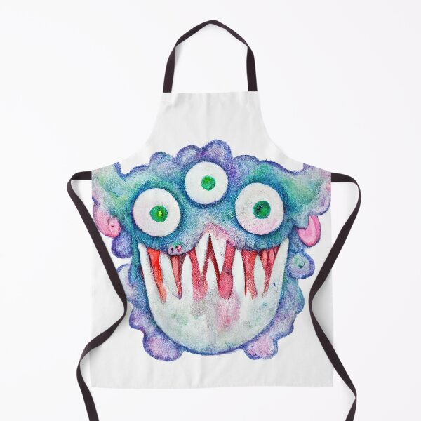 Item preview, Cute Funny Watercolor Happy Monster designed and sold by pixelista.