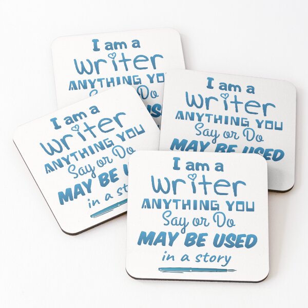 Item preview, Funny writing I am a writer ANYTHING YOU  Say or Do  MAY BE USED  in a story shirt  designed and sold by cizito.