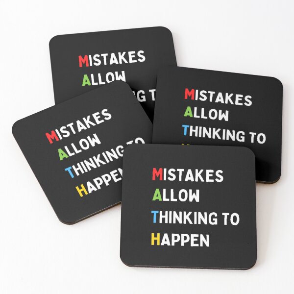 Item preview, Mistakes Allow Thinking To Happen The Best Teacher Colorful Design designed and sold by BestTeacher.