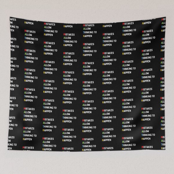 Item preview, Mistakes Allow Thinking To Happen The Best Teacher Colorful Design designed and sold by BestTeacher.
