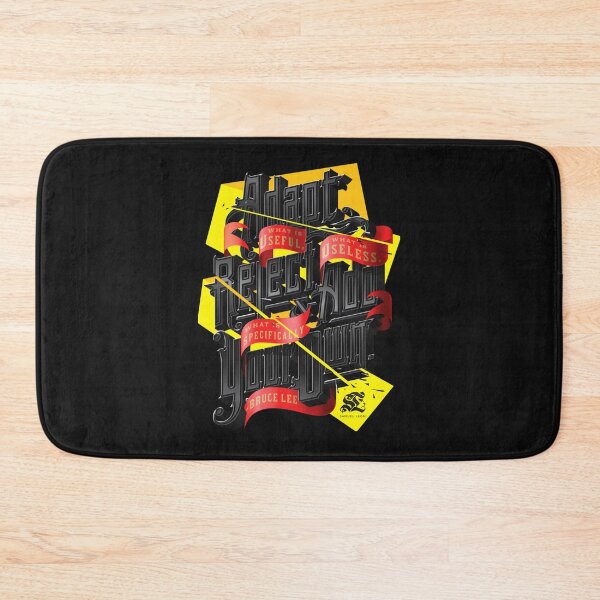 Item preview, Bruce Lee "Adapt, Reject, and Add" Typography quote designed and sold by unkngrauew.
