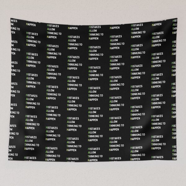 Item preview, Mistakes Allow Thinking To Happen The Best Teacher Green Design designed and sold by BestTeacher.