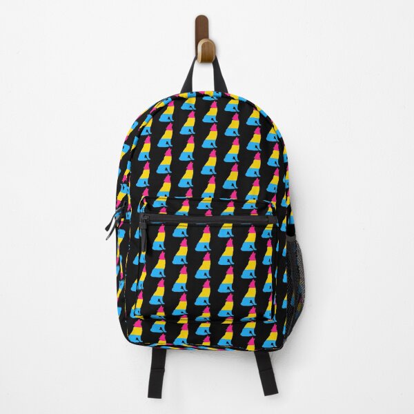 Item preview, Wolf Pansexual Pride Background designed and sold by MMwolfdogden.