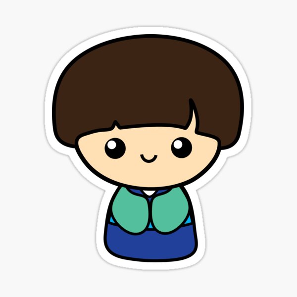 Item preview, Kokeshi Doll Boy designed and sold by Pixelish.