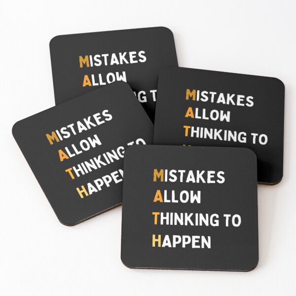 Item preview, Mistakes Allow Thinking To Happen The Best Teacher Orange Design designed and sold by BestTeacher.