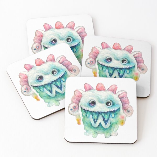 Item preview, Cute Watercolor Funny Monster  designed and sold by pixelista.