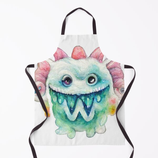 Item preview, Cute Watercolor Funny Monster designed and sold by pixelista.
