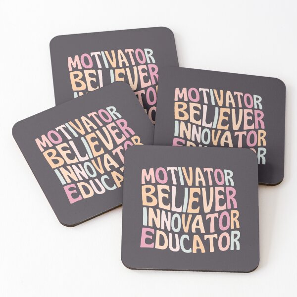 Item preview, Motivator Believer Innovator Educator designed and sold by SunfullyYours.
