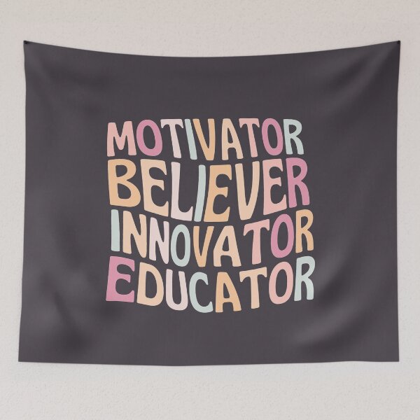 Item preview, Motivator Believer Innovator Educator designed and sold by SunfullyYours.