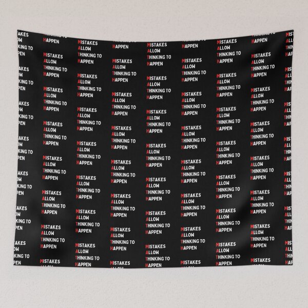 Item preview, Mistakes Allow Thinking To Happen The Best Teacher Red Design designed and sold by BestTeacher.