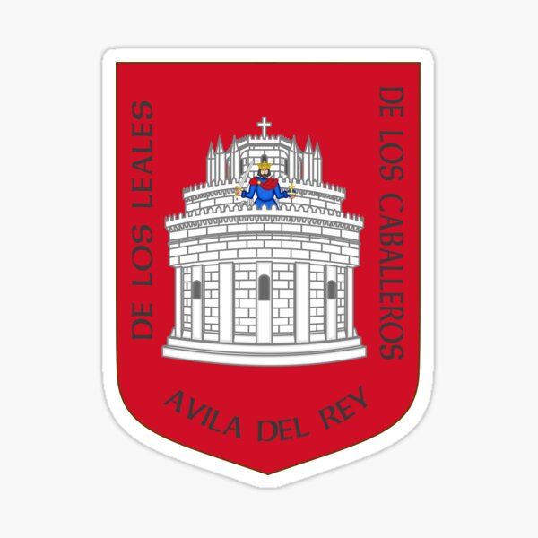 Coat of Arms of Ávila, Spain Sticker