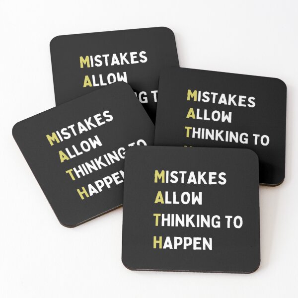 Item preview, Mistakes Allow Thinking To Happen The Best Teacher Gold Design designed and sold by BestTeacher.