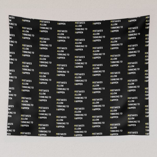 Item preview, Mistakes Allow Thinking To Happen The Best Teacher Gold Design designed and sold by BestTeacher.