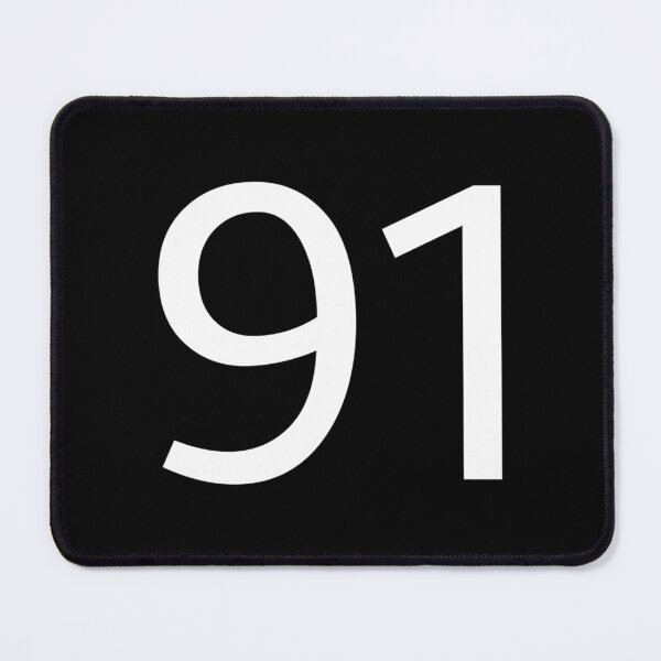 Item preview, Number 91 Jersey Minimal Sticker designed and sold by felyn3gloria.