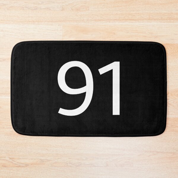 Item preview, Number 91 Jersey Minimal Sticker designed and sold by felyn3gloria.