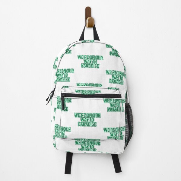 Item preview, WE'RE ON OUR WAY TO PARADISE, Glasgow Celtic Football Club Green And White Layered Text Design designed and sold by MacPean.