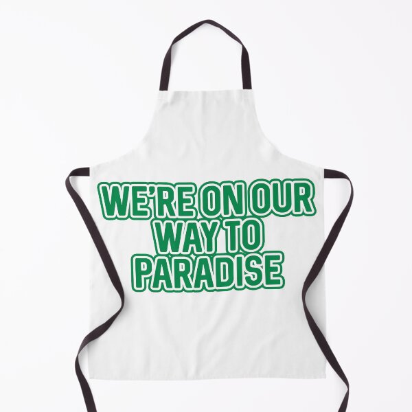 Item preview, WE'RE ON OUR WAY TO PARADISE, Glasgow Celtic Football Club Green And White Layered Text Design designed and sold by MacPean.