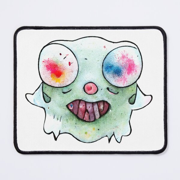Item preview, Cute Watercolor Funny Zombie Ghost Monster designed and sold by pixelista.
