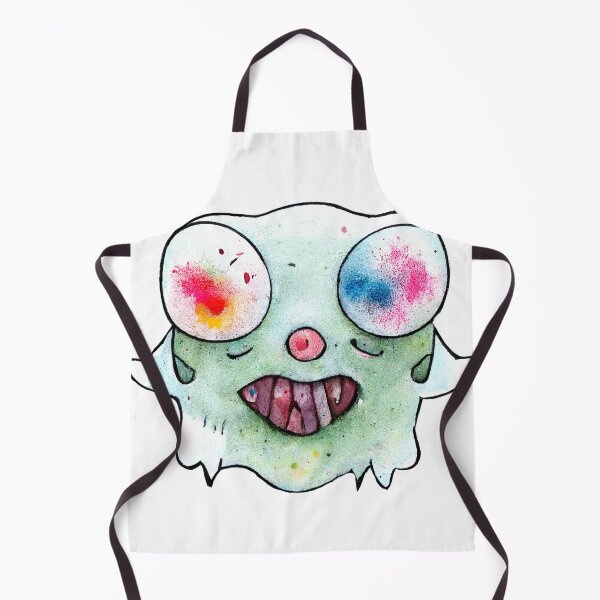 Item preview, Cute Watercolor Funny Zombie Ghost Monster designed and sold by pixelista.