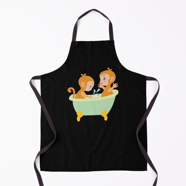 Item preview, Monkeys in Bath Tub designed and sold by Pixelish.