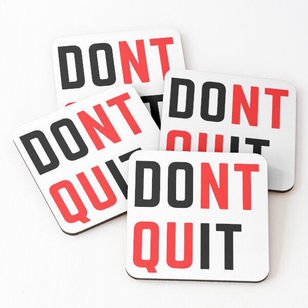 Item preview, Don't Quit and Do It, Daily quote inspiration for motivation designed and sold by BlareBlare.