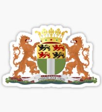 Coat of Arms of Rotterdam, Netherlands Sticker