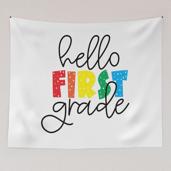 Item preview, Hello First Grade! designed and sold by hardscuffle.