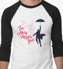 Poppins Yall Men's Baseball ¾ T-Shirt