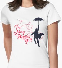 Poppins Yall Women's Fitted T-Shirt