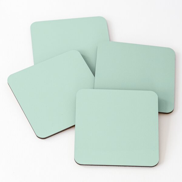 Item preview, preppy summer solid color aqua blue mint green  designed and sold by LEILA ART SPACE.