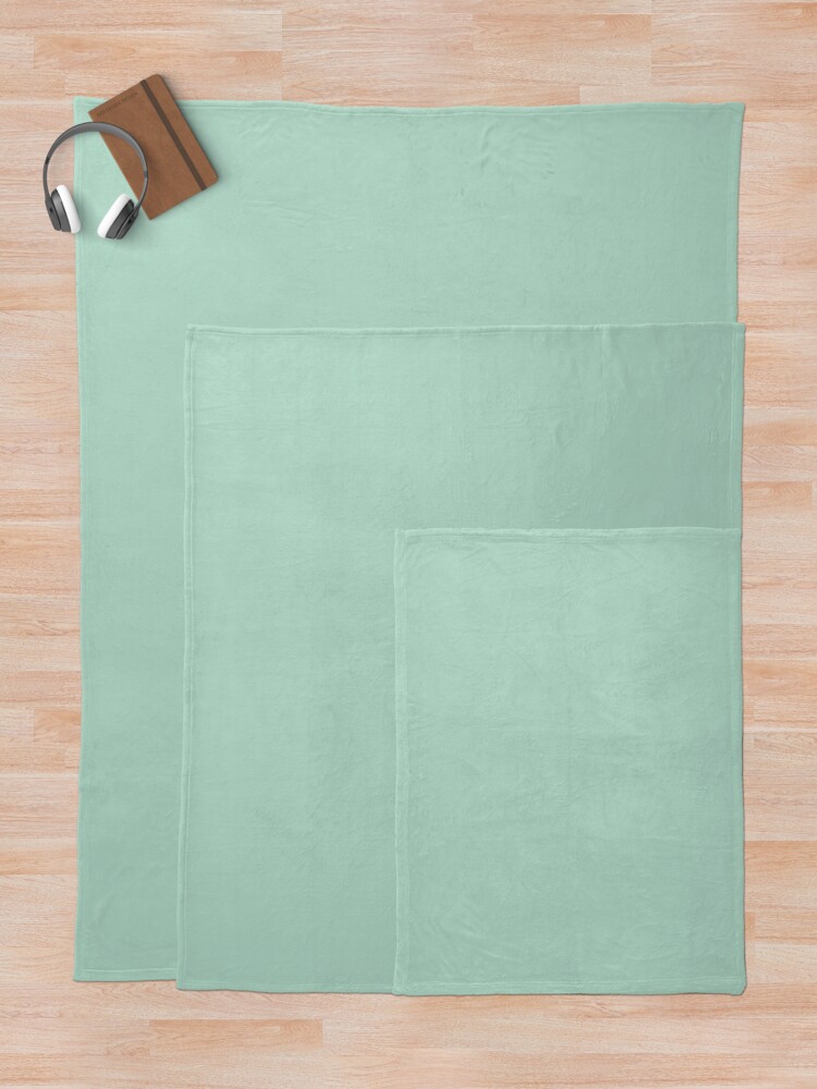 "beachy summer aqua blue mint green seafoam " Throw Blanket by lfang77