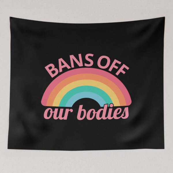 Item preview, Bans Off Our Bodies Retro Rainbown designed and sold by BufFord71.