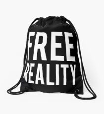 Free Reality Drawstring Bag