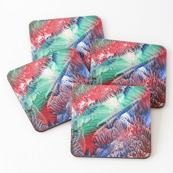 Item preview, Green Red Abstract designed and sold by Dallas Manicom.