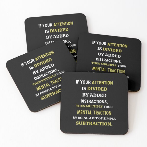 Item preview, If You Attention Is Divided By Added Distraction The Best Teacher Gold Design designed and sold by BestTeacher.