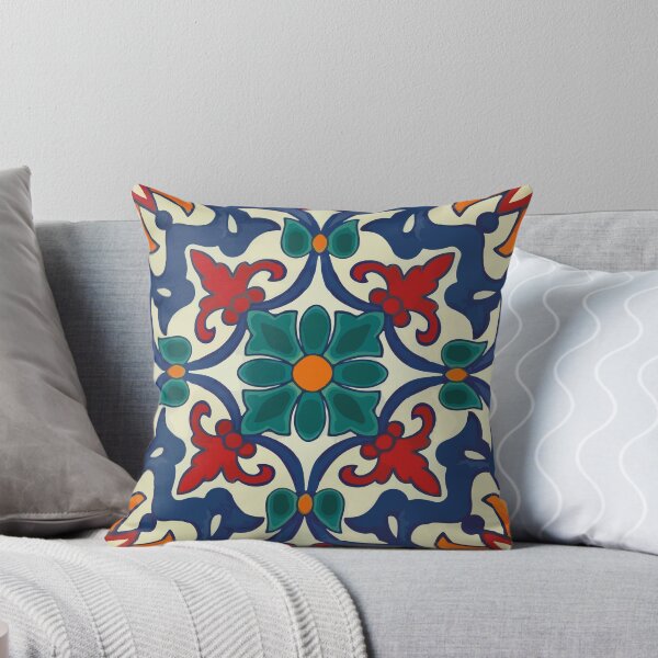 Item preview, Rustic baroque colorful mexican tile ceramic  designed and sold by T-Mex.