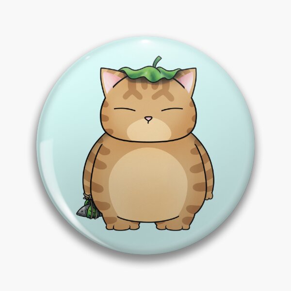 Item preview, Fat Orange Cat with Leaf Umbrella designed and sold by Takeda-art.
