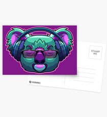Postales Bass Drop Koala Bear