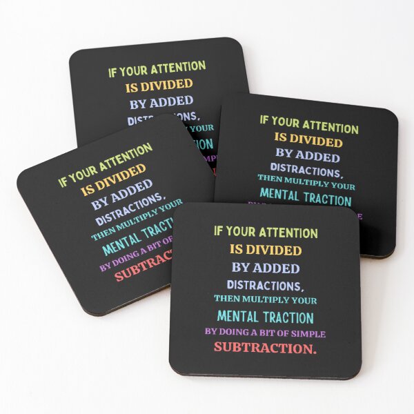 Item preview, If You Attention Is Divided By Added Distraction The Best Teacher Colors Design designed and sold by BestTeacher.